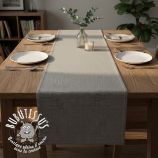 Tissu déco DOBBY Coloured Dot grey