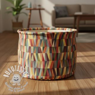 Tissu déco GOBELIN PREMIUM Graphic Moving Zigzag