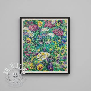Tissu déco premium Spring Flower Garden digital print
