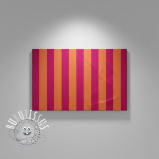 Tissu déco premium Joyful Basic Stripe pink digital print