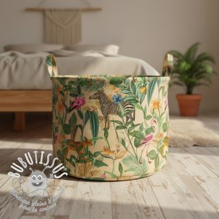 Tissu déco premium Tropical Jungle Dream digital print