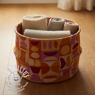 Tissu déco premium Abstract Form Block digital print