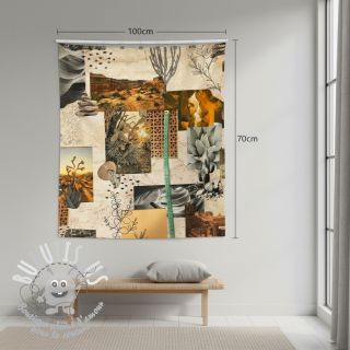 Tissu déco premium Artistic Sunny View digital print