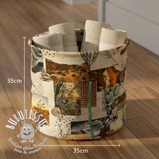 Tissu déco premium Artistic Sunny View digital print