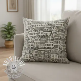 Tissu déco Linenlook Townhouse Fine Line