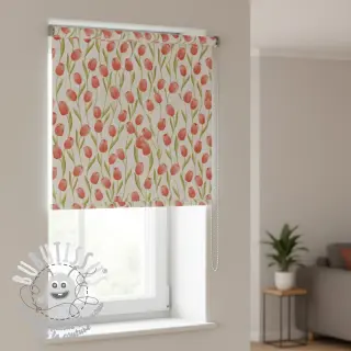 Tissu déco premium Hand Drawn Tulip