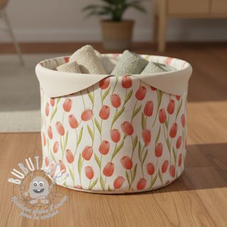 Tissu déco premium Hand Drawn Tulip