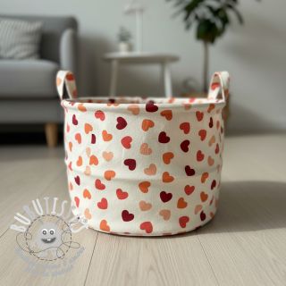 Tissu déco premium Heart Sprinkle Love