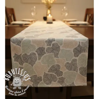 Tissu déco premium Botanic Heart Leaf