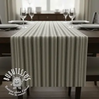 Tissu déco Eugene kaki