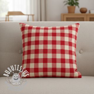 Tissu déco Celestin rouge