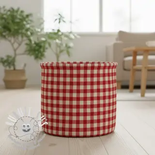 Tissu déco Celestin rouge