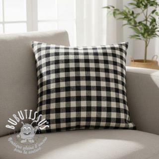 Tissu déco Celestin noir