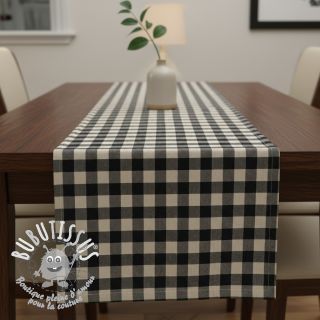 Tissu déco Celestin noir