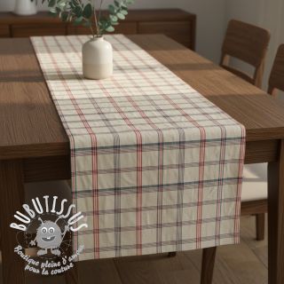 Tissu déco Tartan carreau multico