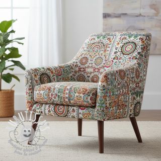Tissu déco jacquard Ethnic multico