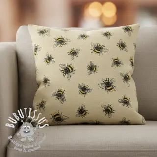 Tissu déco GOBELIN PREMIUM Bumble Bee Family