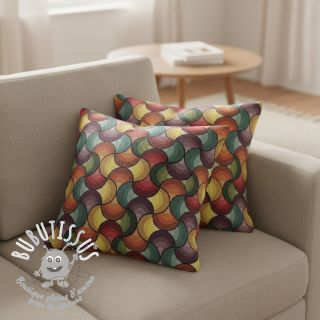 Tissu déco GOBELIN PREMIUM Graphic Wave Scale