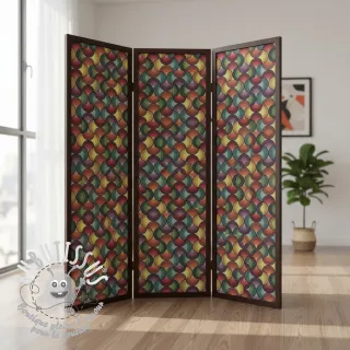Tissu déco GOBELIN PREMIUM Graphic Wave Scale