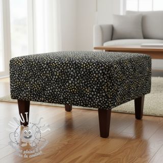 Tissu déco jacquard Flower Mix Sprinkle metallic deluxe