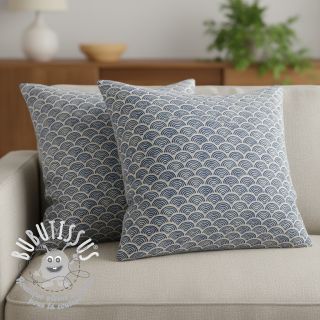 Tissu déco Linenlook Little Wave Scale