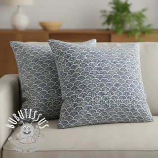 Tissu déco Linenlook Little Wave Scale