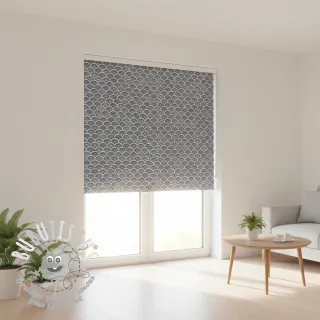 Tissu déco Linenlook Little Wave Scale