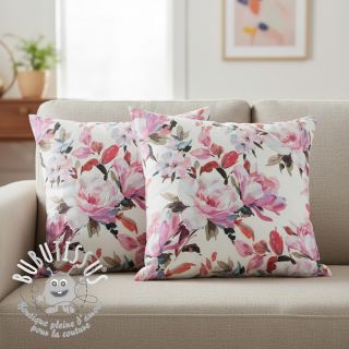 Tissu déco Batia blanco digital print