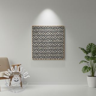 Tissu déco jacquard MOANA allover taupe