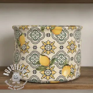 Tissu déco GOBELIN PREMIUM Citrus fruit tales