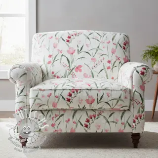 Tissu déco premium Floral Iris fresia