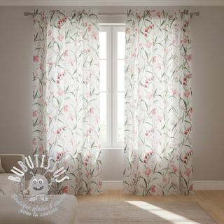 Tissu déco premium Floral Iris fresia