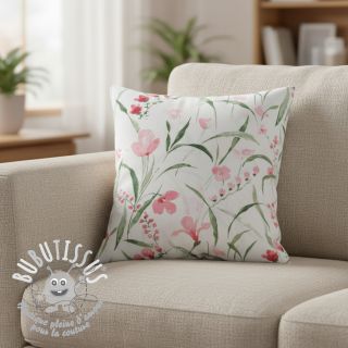 Tissu déco premium Floral Iris fresia