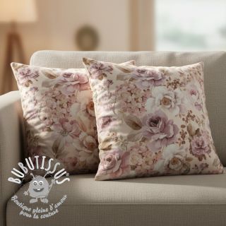 Tissu déco Classic flower garden digital print