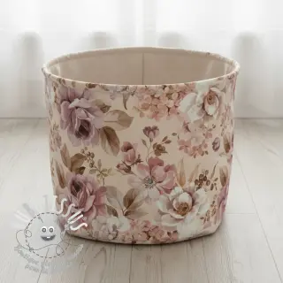 Tissu déco Classic flower garden digital print