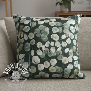 Tissu déco Eucalyptus boho leaf digital print