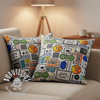 Tissu déco premium Game computer