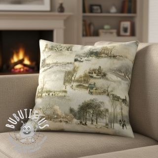 Tissu déco Winter landscape digital print