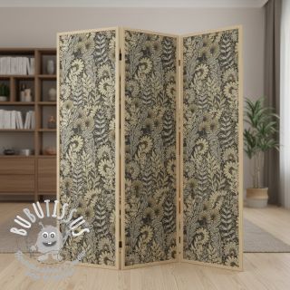 Tissu déco jacquard Boho leaves