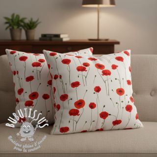 Tissu déco premium Poppy field