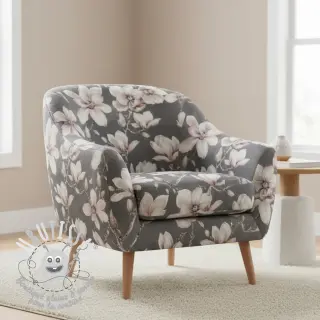 Tissu déco avec finition en Teflon SWEET MAGNOLIA