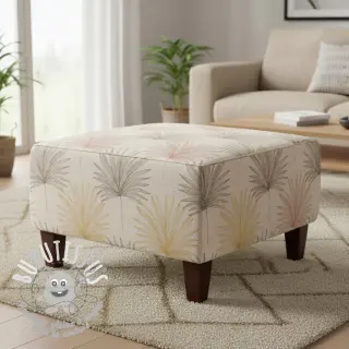 Tissu déco Luxury palm metallic premium