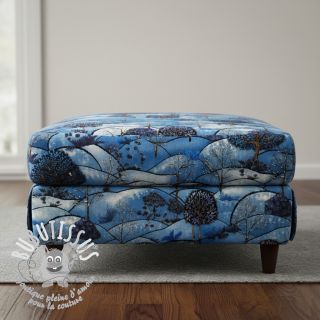 Tissu déco Forest hill winter digital print