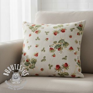 Tissu déco Linenlook Wild strawberries