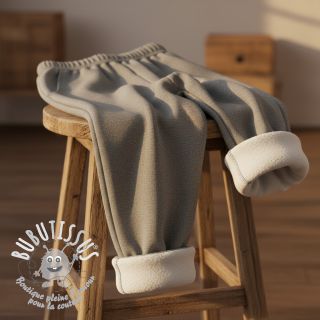 Sweat envers minkee MELANGE middle grey