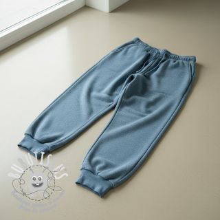 Sweat envers minkee MELANGE old blue