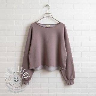 Sweat envers minkee MELANGE taupe
