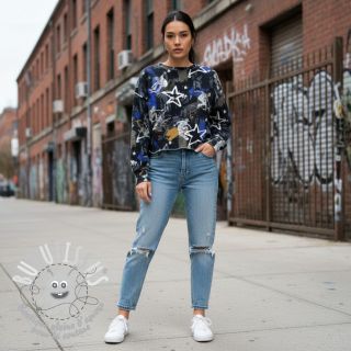 Sweat Graffiti black digital print