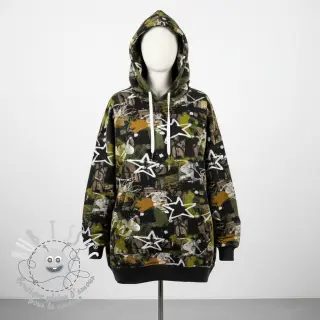 Sweat Graffiti army green digital print