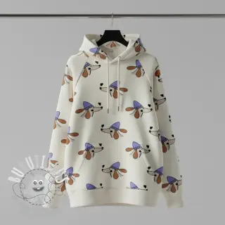 Sweat Dogs and hearts off white